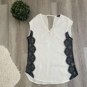 Silk Blouse with Lace 💫